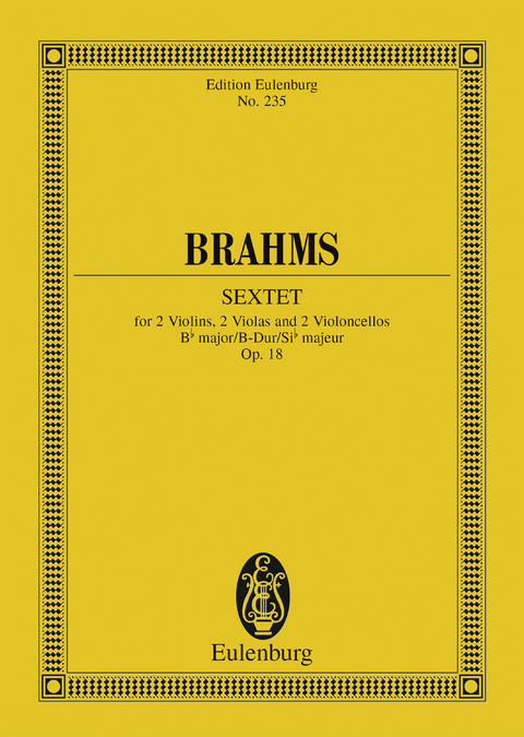 Sextet Bb major - Johannes Brahms