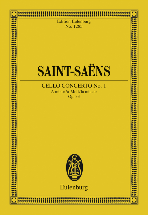 Cello Concerto No. 1 A minor - Camille Saint-Saëns