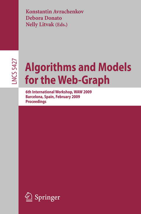 Algorithms and Models for the Web-Graph - 