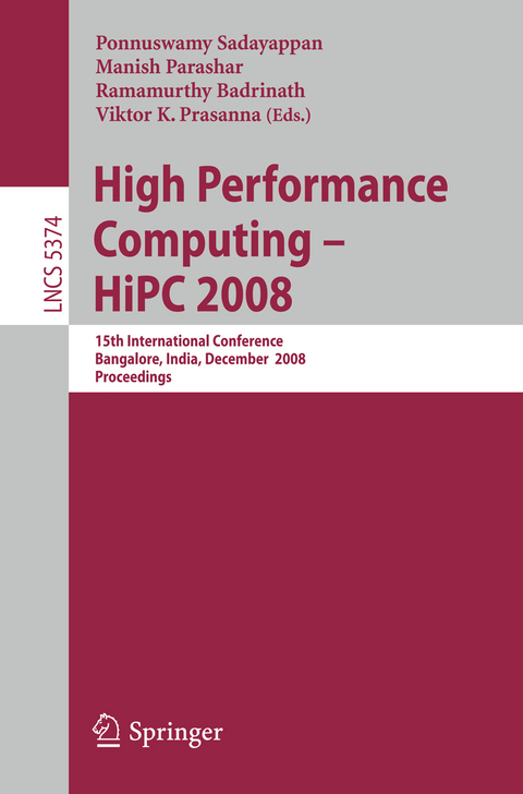 High Performance Computing - HiPC 2008 - 