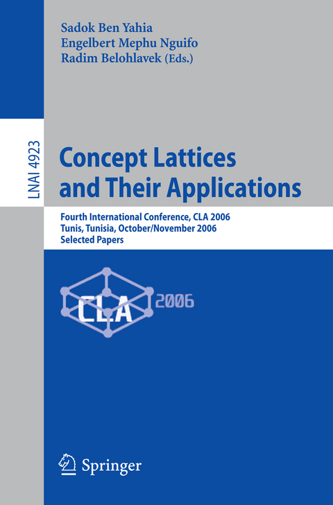 Concept Lattices and Their Applications - 