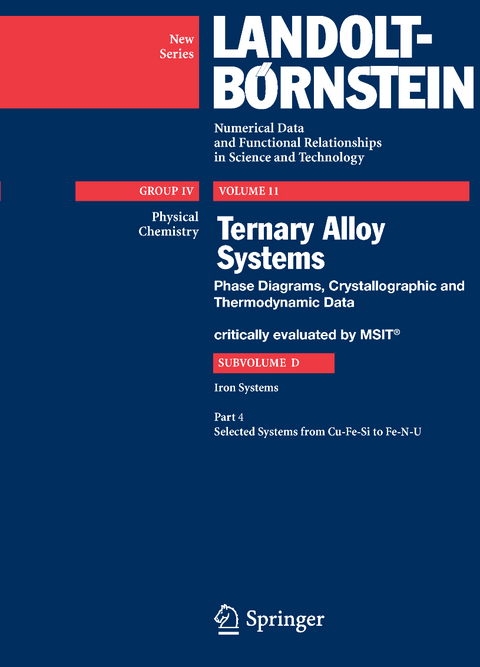 Selected Systems from Cu-Fe-Si to Fe-N-U - Günter Effenberg