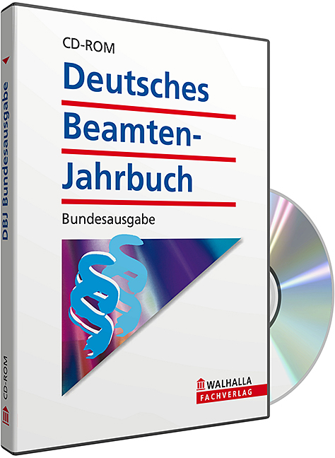 CD-ROM DBJ - Deutsches Beamten-Jahrbuch Bund Datenbank (Grundversion) -  Walhalla Fachredaktion