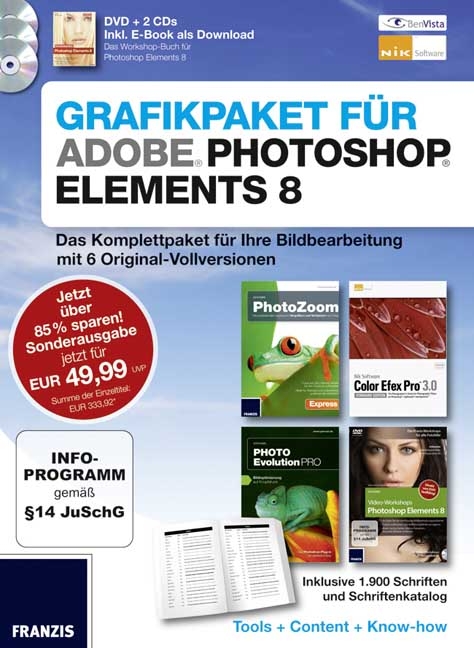 Grafikpaket für Photoshop Elements 8