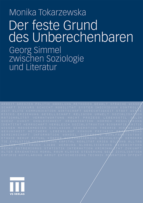 Der feste Grund des Unberechenbaren - Monika Tokarzewska