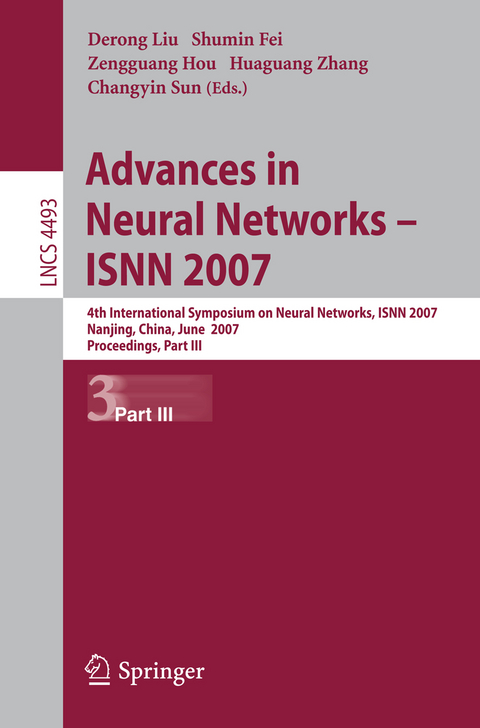 Advances in Neural Networks - ISNN 2007 - 