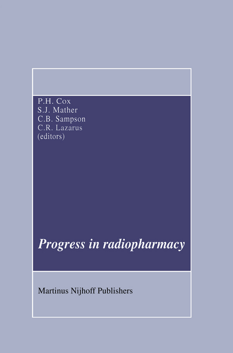 Progress in Radiopharmacy - 