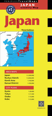 Japan Travel Map Third Edition -  Periplus Editors