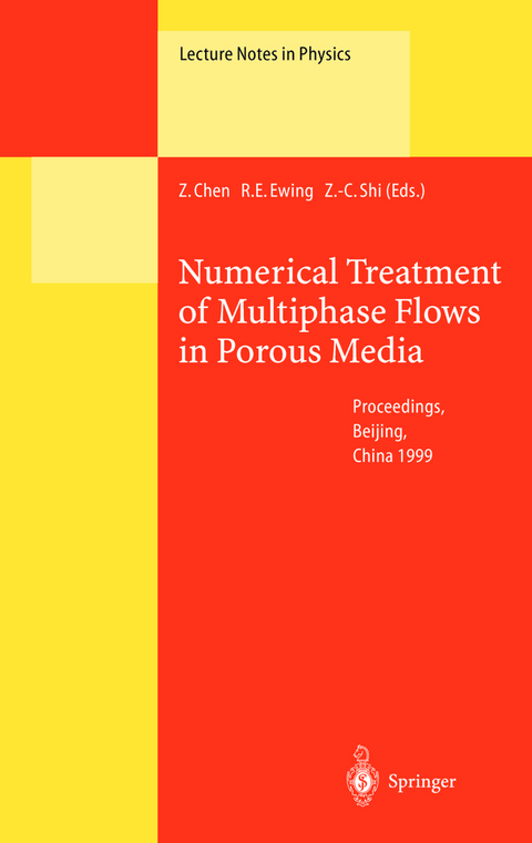 Numerical Treatment of Multiphase Flows in Porous Media - 