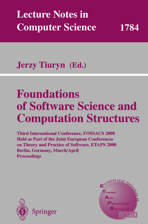 Foundation of Software Science and Computation Structures - 