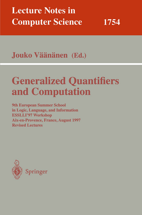 Generalized Quantifiers and Computation - 