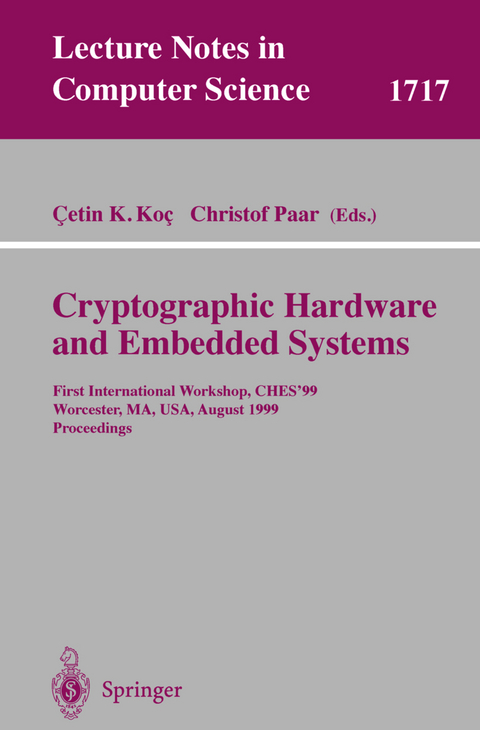 Cryptographic Hardware and Embedded Systems - 