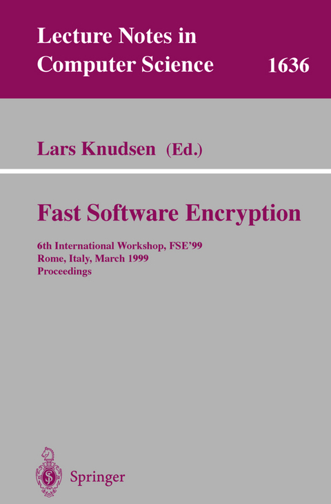 Fast Software Encryption - 