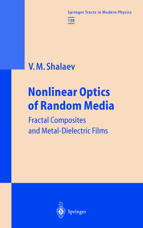Nonlinear Optics of Random Media - Vladimir M. Shalaev