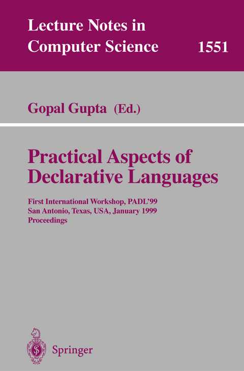 Practical Aspects of Declarative Languages - 