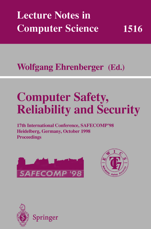 Computer Safety, Reliability and Security - 