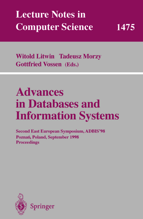 Advances in Databases and Information Systems - 