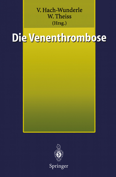 Die Venenthrombose - 