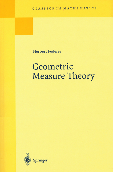 Geometric Measure Theory - Herbert Federer