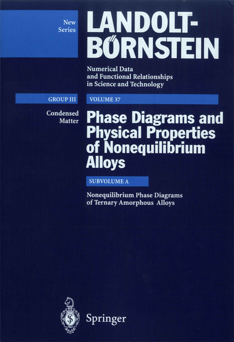 Nonequilibrium Phase Diagrams of Ternary Amorphous Alloys - 