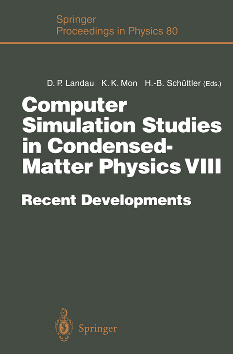 Computer Simulation Studies in Condensed-Matter Physics VIII - 