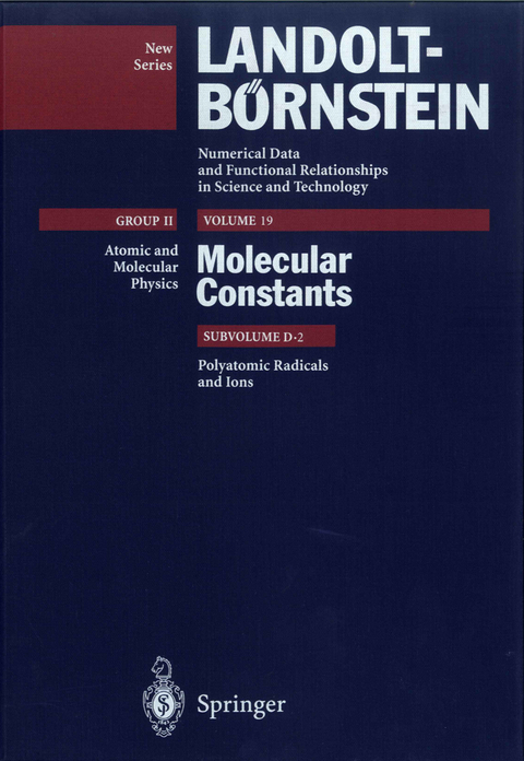 Polyatomic Radicals and Ions - J.M. Brown