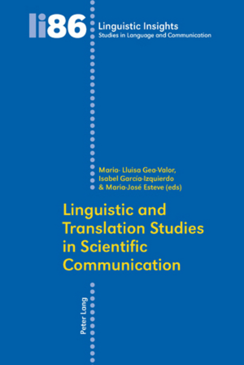 Linguistic and Translation Studies in Scientific Communication - 