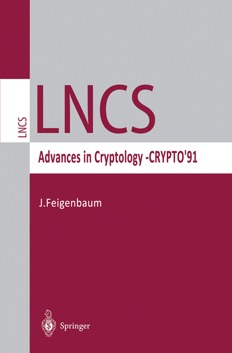 Advances in Cryptology — CRYPTO ’91 - 