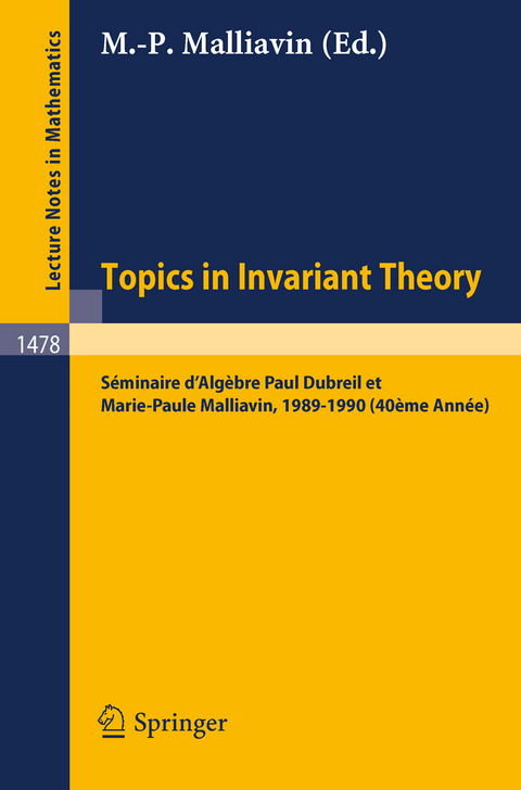 Topics in Invariant Theory - 