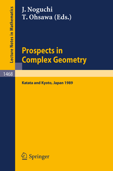 Prospects in Complex Geometry - 