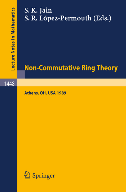 Non-Commutative Ring Theory - 