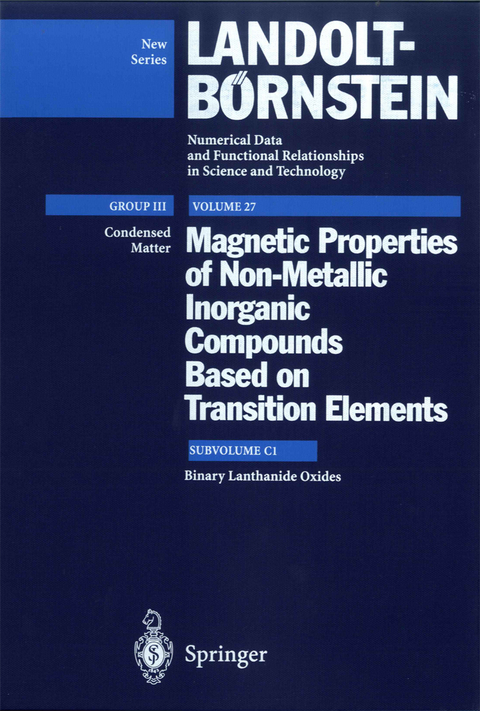 Binary and Lanthanide Oxides