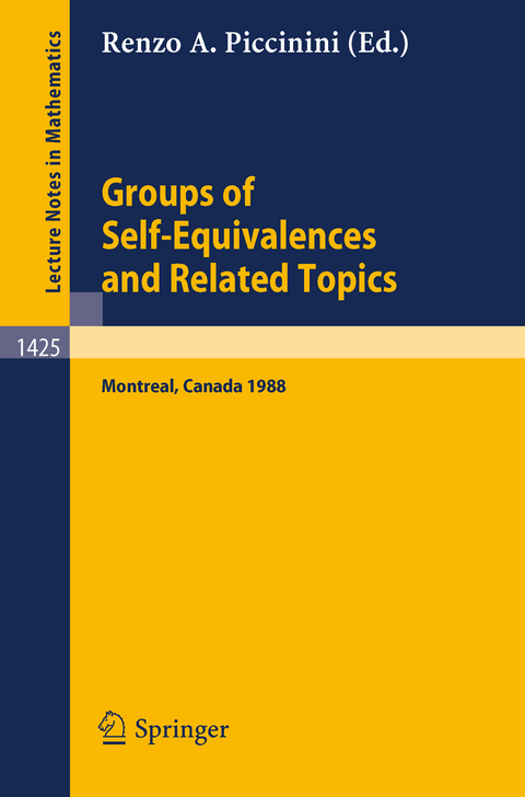 Groups of Self-Equivalences and Related Topics - 