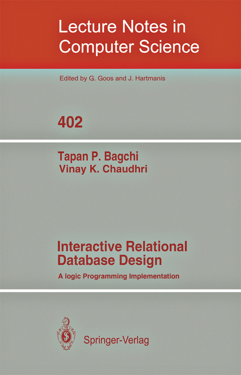 Interactive Relational Database Design - Tapan P. Bagchi, Vinay K. Chaudhri