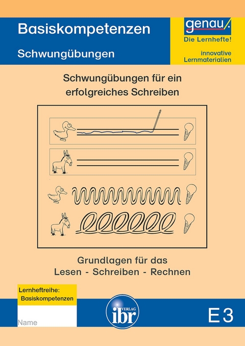 E3 - Schreibübungen für Vorschulkinder - Cornelia Henkel