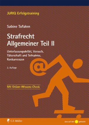 Strafrecht Allgemeiner Teil II - Sabine Tofahrn