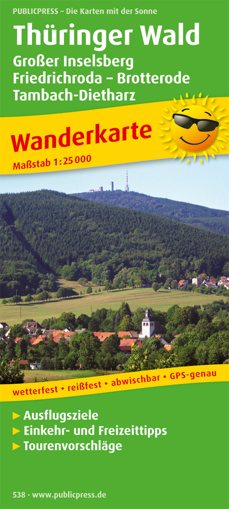 Thüringer Wald, Großer Inselsberg - Friedrichroda - Brotterode - Tambach-Dietharz