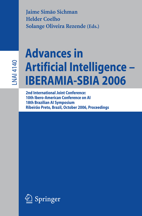 Advances in Artificial Intelligence - IBERAMIA-SBIA 2006 - 