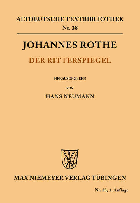 Der Ritterspiegel - Johannes Rothe