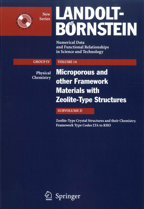 Zeolite-Type Crystal Structures and their Chemistry. Framework Type Codes LTA to RHO - R.X. Fischer, W.H. Baur