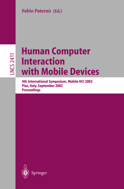 Human Computer Interaction with Mobile Devices - 