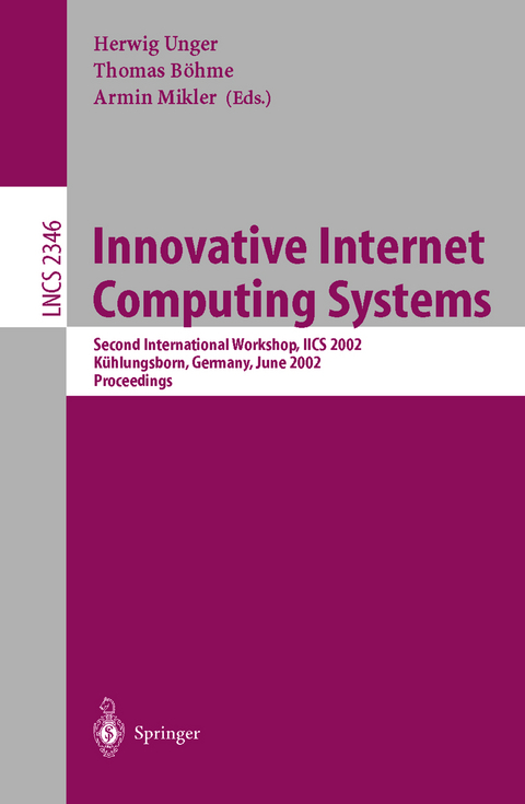 Innovative Internet Computing Systems - 