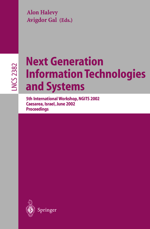 Next Generation Information Technologies and Systems - 