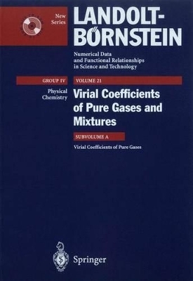 Virial Coefficients of Pure Gases - 