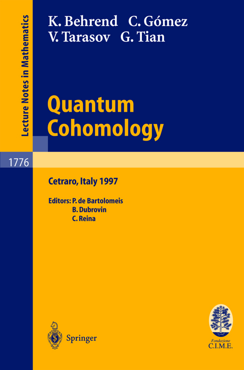 Quantum Cohomology - K. Behrend, C. Gomez, V. Tarasov, G. Tian