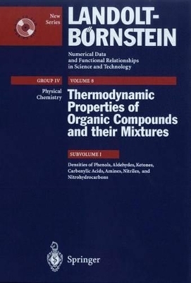 Densities of Phenols, Aldehydes, Ketones, Carboxylic Acids, Amines, Nitriles, and Nitrohydrocarbons - 