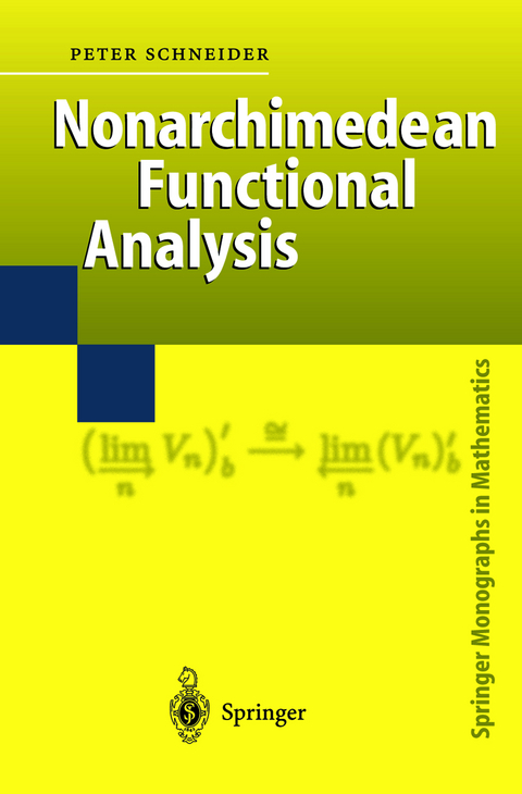 Nonarchimedean Functional Analysis - Peter Schneider