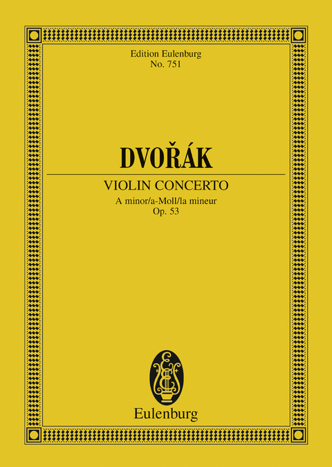 Violin Concerto A minor - Antonín Dvořák