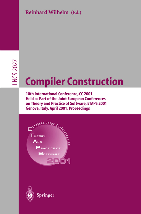 Compiler Construction - Reinhard Wilhelm