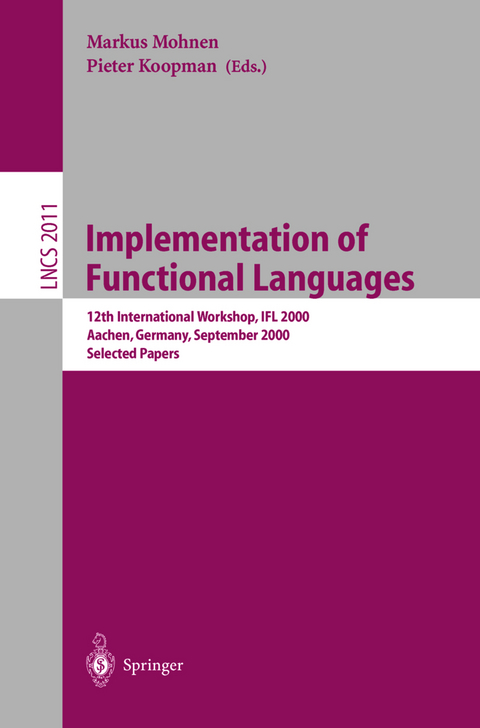 Implementation of Functional Languages - 